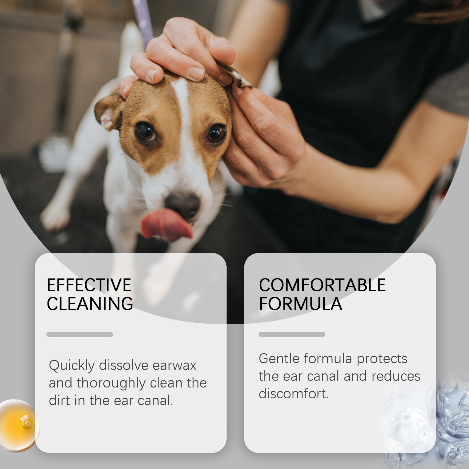 Pet Ear Care Solution For Gentle Cleaning