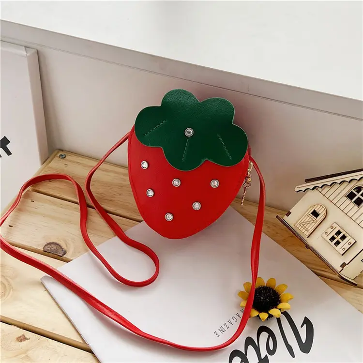 Girls Cute Strawberry Cross-body Men And Women