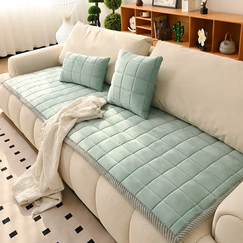 Cream Style Sofa Cover High End Cushion