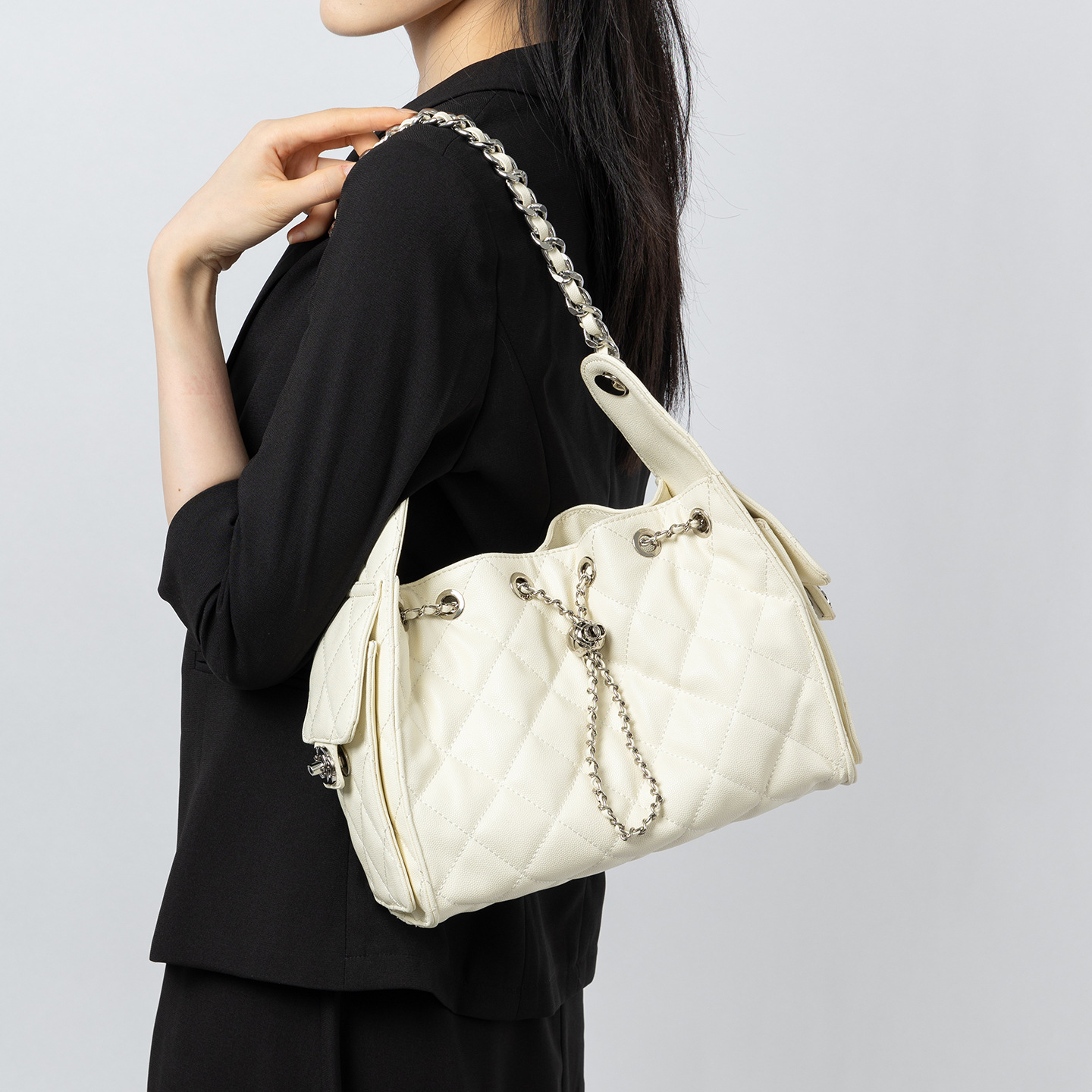 Genuine Leather Hobo Shoulder Bag, picture 3 of 4