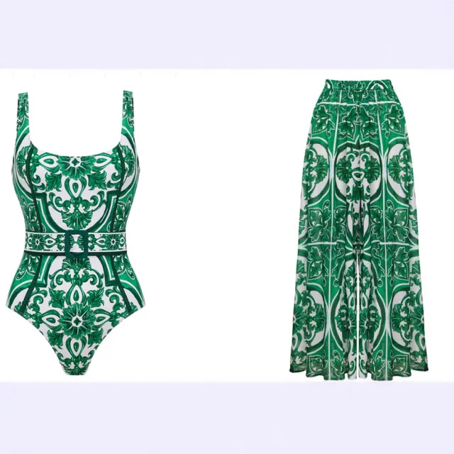 European And American Swimwear Female Beach Dress Blouse And Pants Long Slip Dress M - Shop at LoveMi