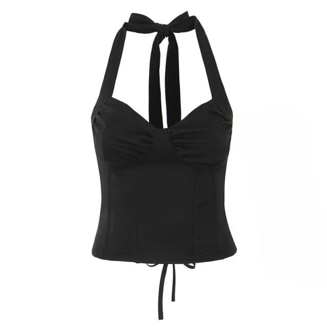 Sexy Fishbone Tube Top Strap Body Shaping Top Black - Shop at LoveMi