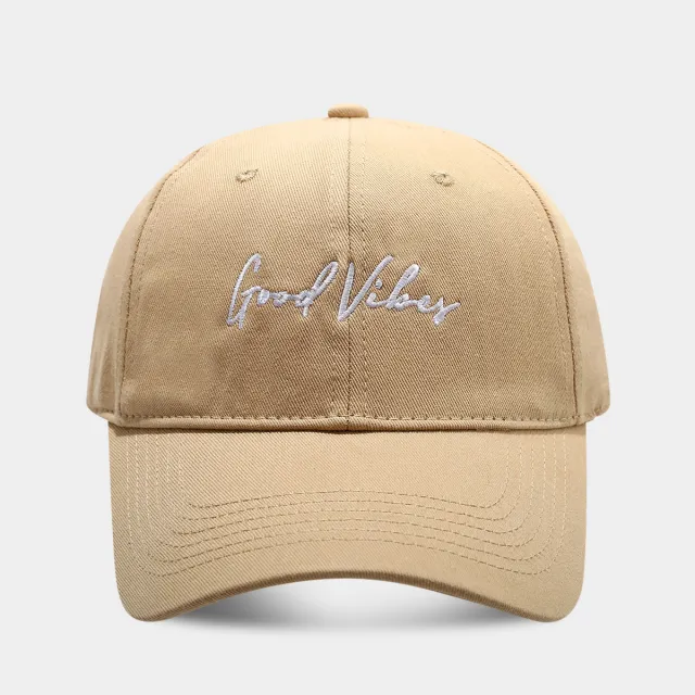 Fashion Letter Baseball Cap Show Face Small Female Japanese Style Artistic Khaki - Shop at LoveMi