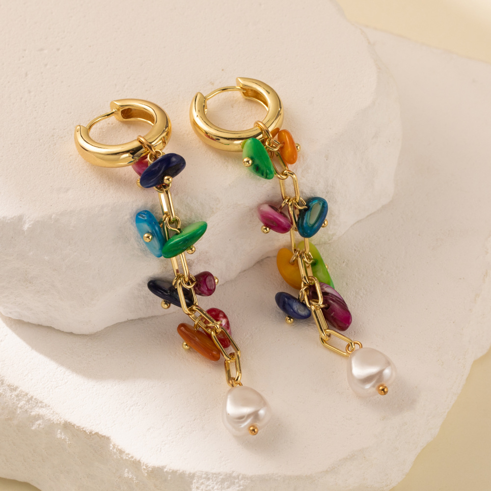 Womens Stylish Colorful Personalized Minimalist Earrings