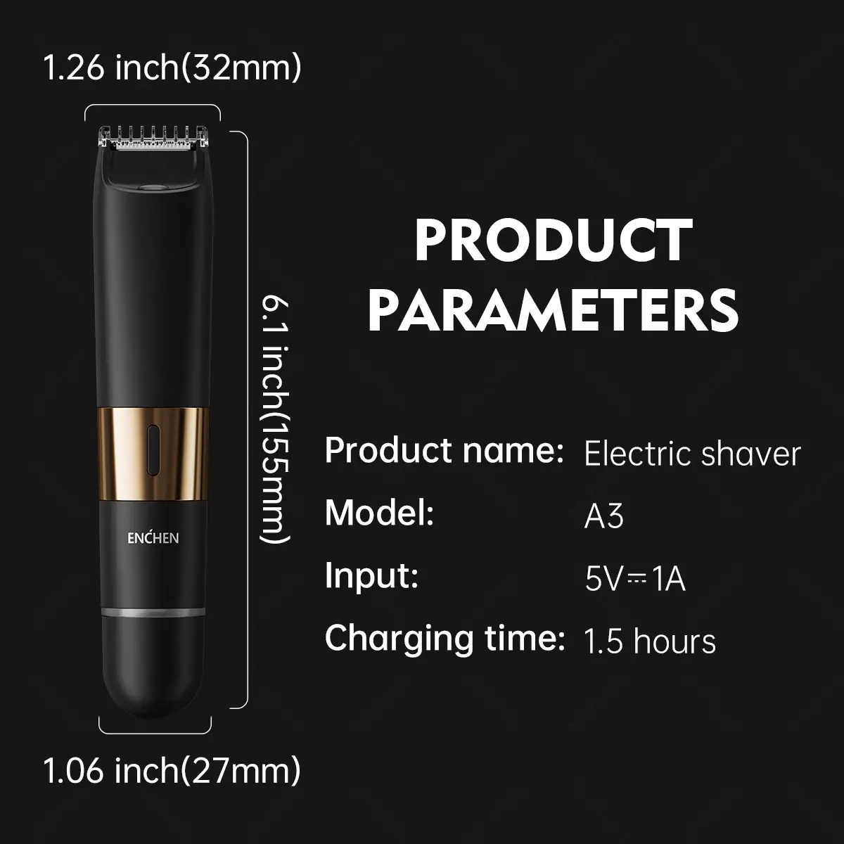 Rechargeable Electric Multifunctional Body Hair Trimmer For Men And Women