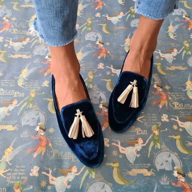 Low cut Tassel Plus Size Casual Pumps Women Blue - Shop at LoveMi