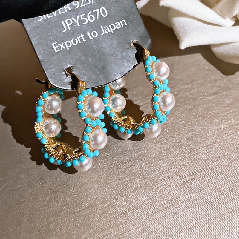 New Chinese-style Vintage Earrings Light Luxury And High-end For Women