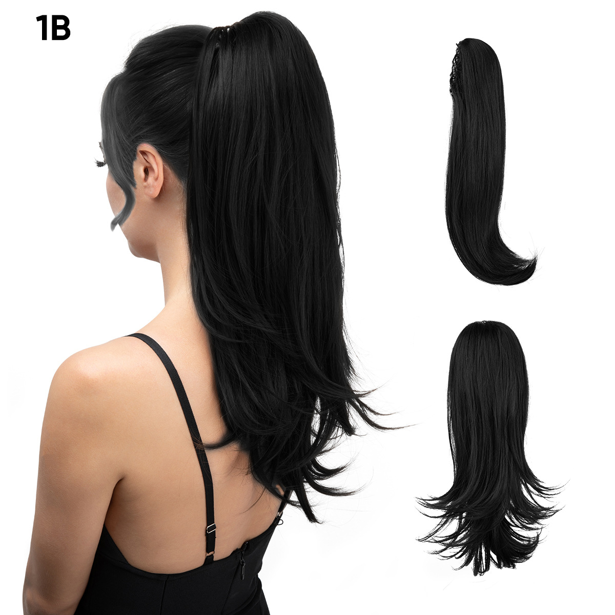 European And American Style Wig Women's Short Hair Ponytail 6