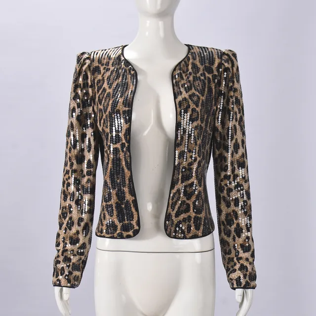 Personalized Outdoor Long sleeve Blazer For Women Brown - Shop at LoveMi