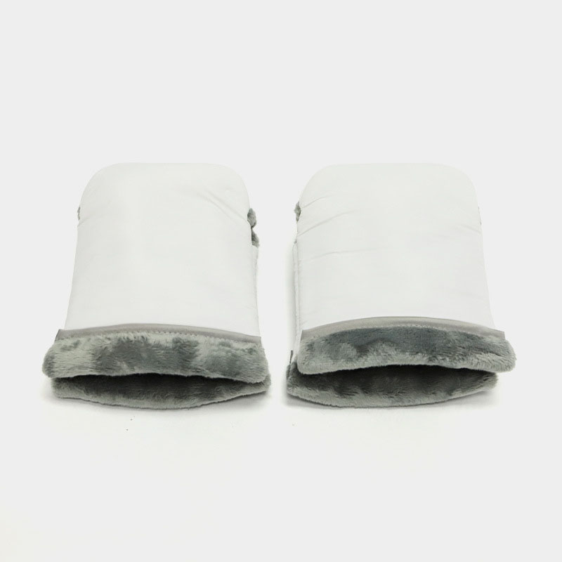 White Waterproof Warm Gloves