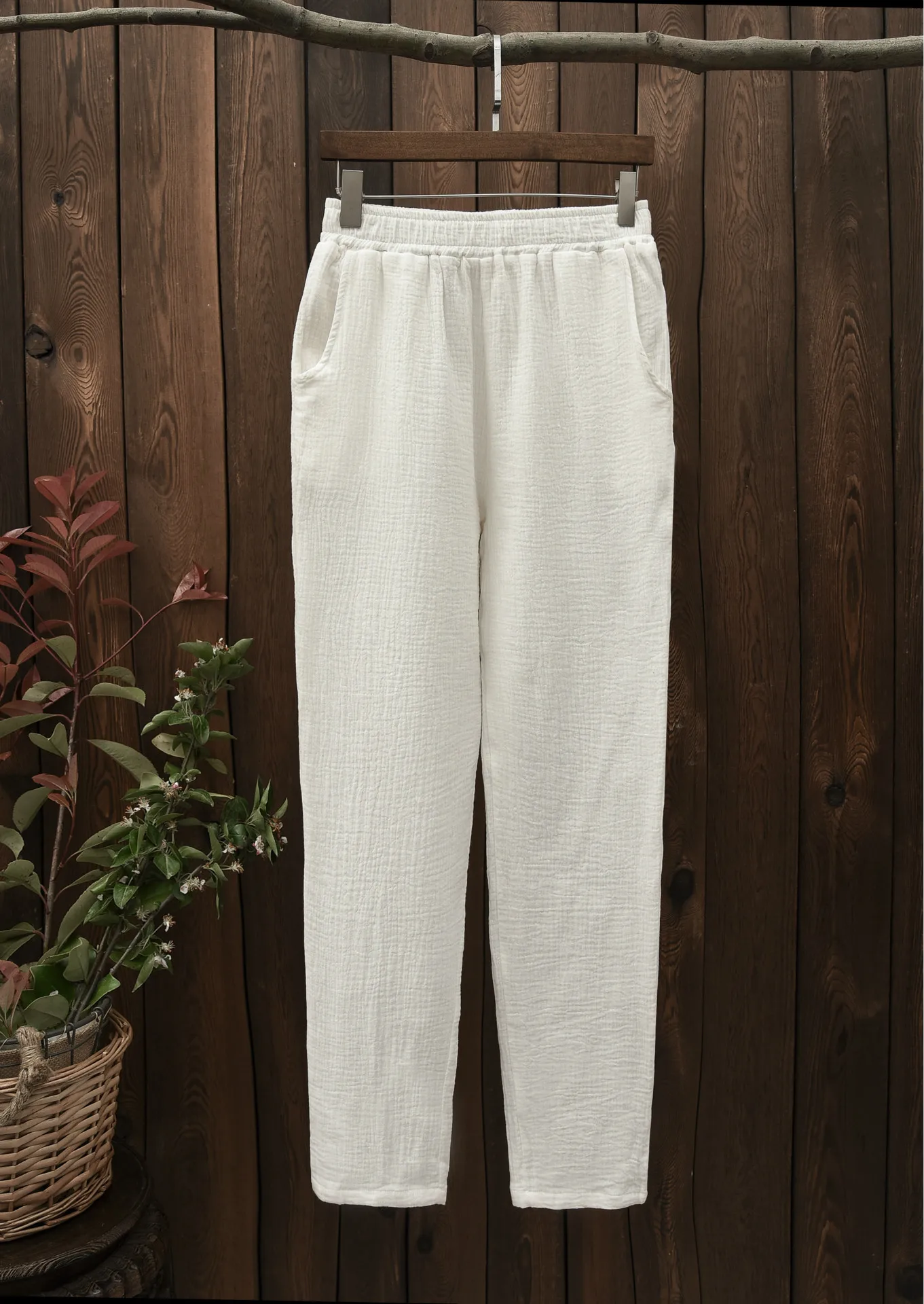 Title 1, Dames cropped straight pants, comfortabele broe...