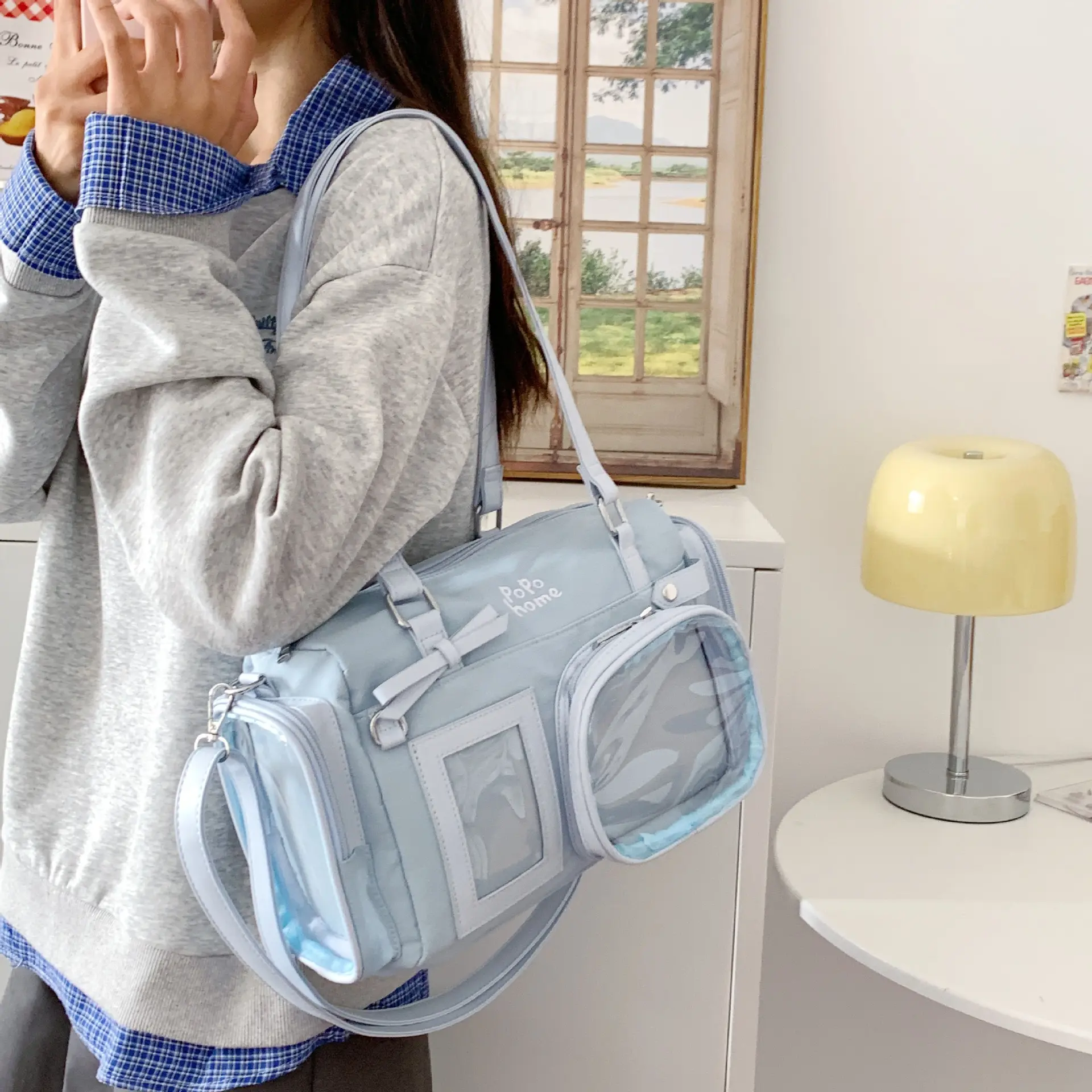 Commuter Large-Capacity Crossbody Tote Shoulder Bag