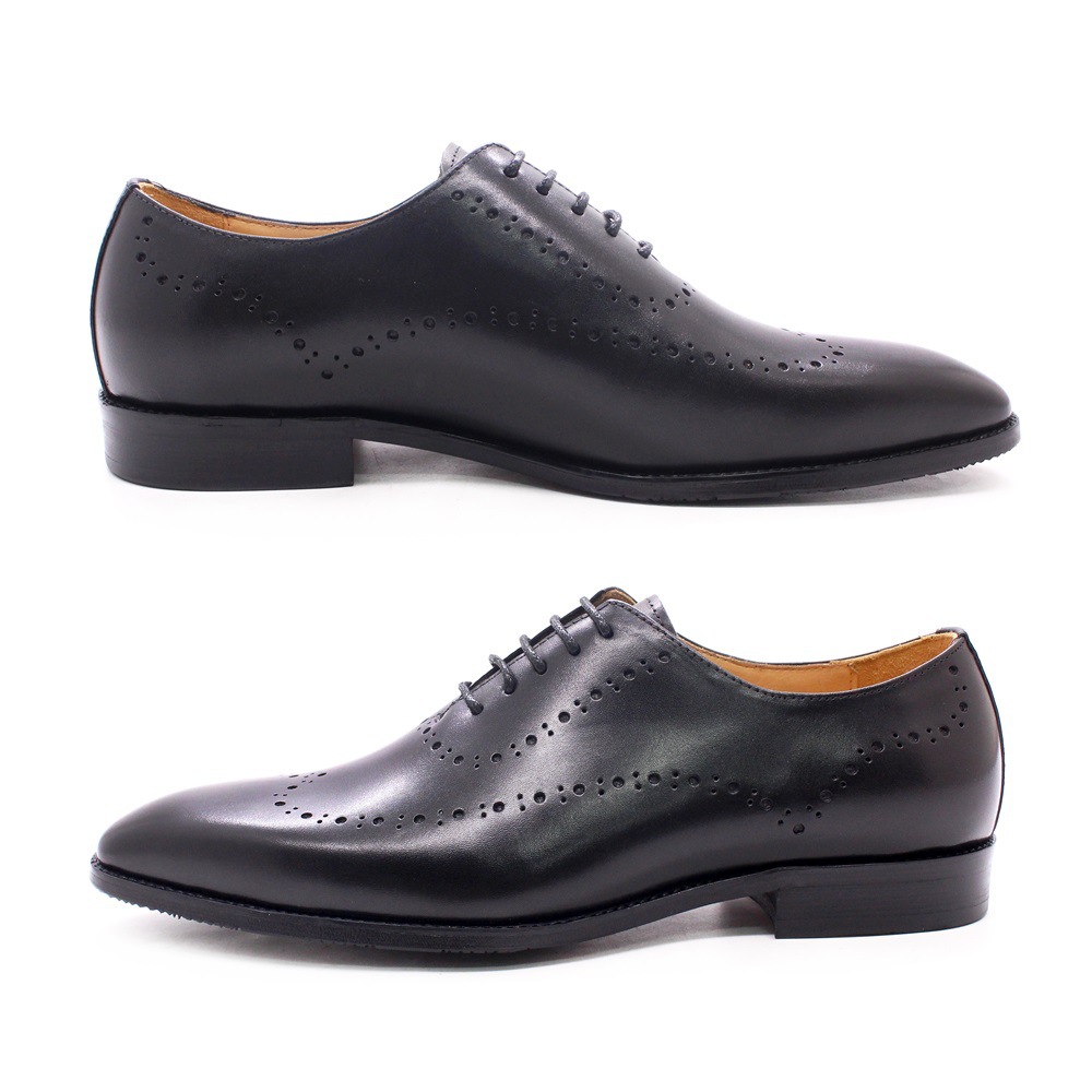 Title 8, Sapatos masculinos de couro brogue britânico gr...