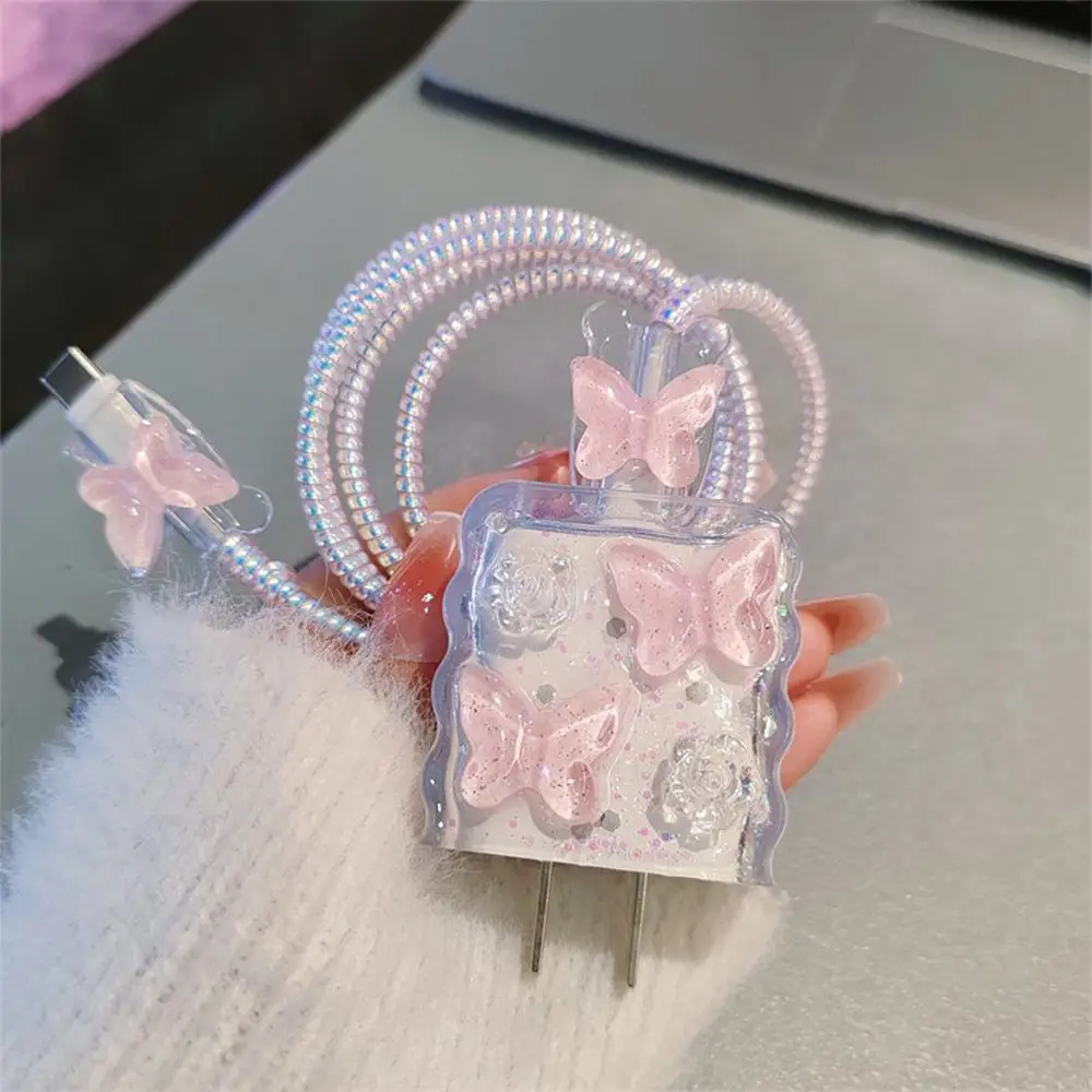 Epoxy Butterfly USB Cable Protection Sleeve
