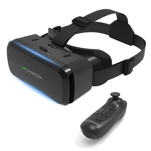Head mounted Gaming Glasses HD VR G06Ab03 Bluetooth Handle - Shop at LoveMi