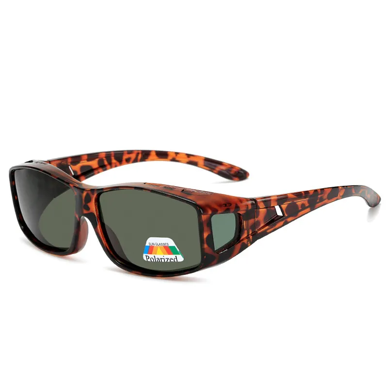 New Fashion Outdoor Myopia Set Of Glasses Night Vision Yellow Film - Yellow