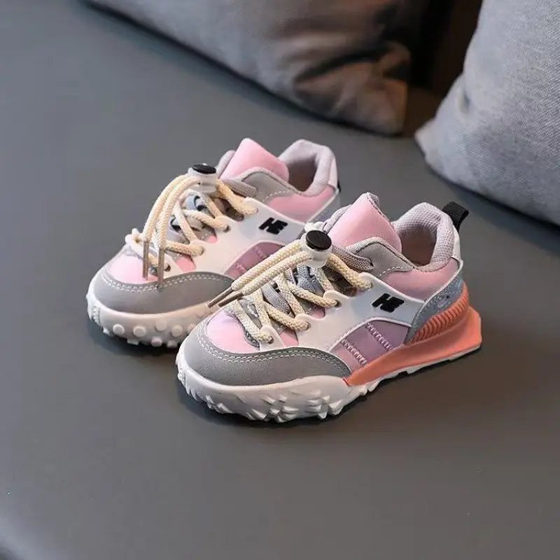 Korean-style Soft-soled Casual Sports Running Shoes For Kids