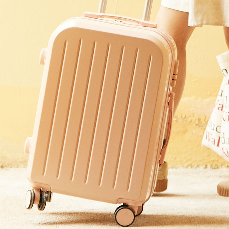 Luggage Female Student Trolley Case Travel Password Suitcase Male Candy Color Leather Case Suitcase Set — foto 8