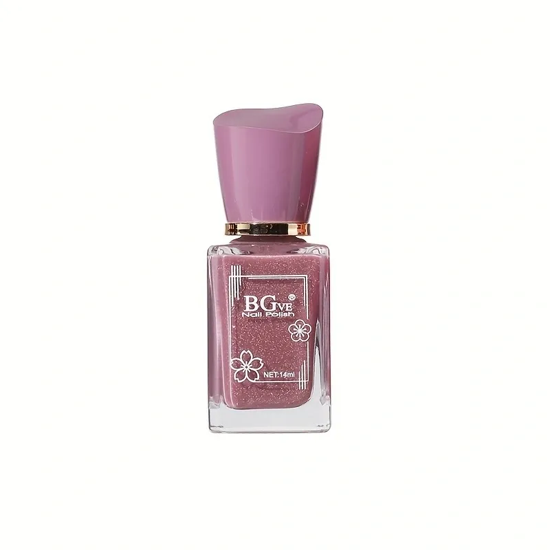 Non-peeling Nail Polish Baking-free Long-lasting Wine Red 36 Colors - 26 Fragile Crystal Glass