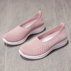 Spring Breathable Casual Women's Pumps - Pink - View 1