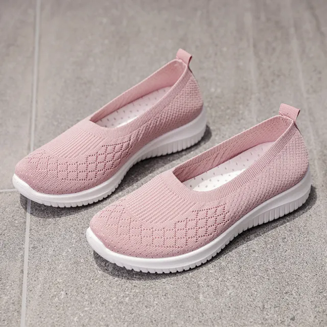 Spring Breathable Casual Women's Pumps Pink - Shop at LoveMi
