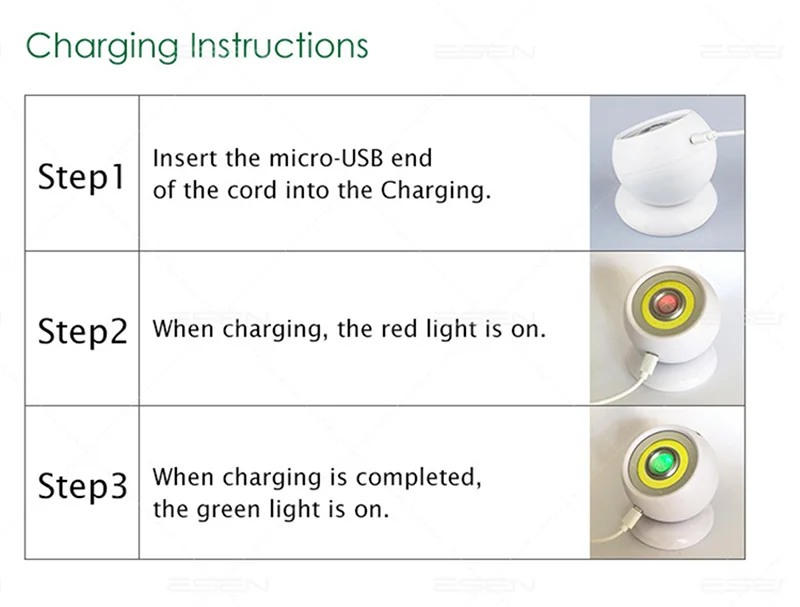 Title 12, Lampe de bureau rechargeable à détection corpor...