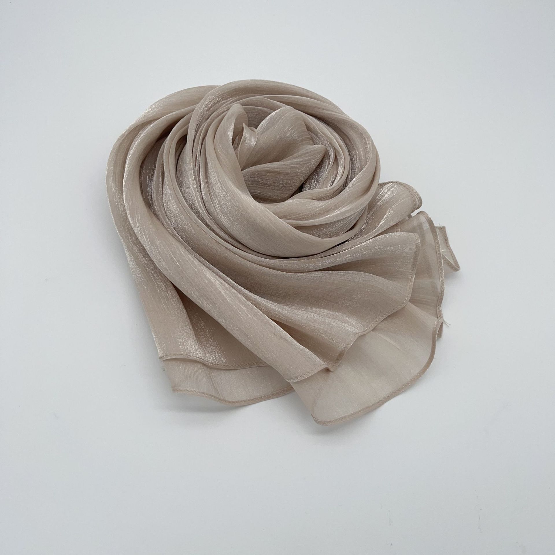 Shiny Satin Scarf Malay Scarf - Image 12