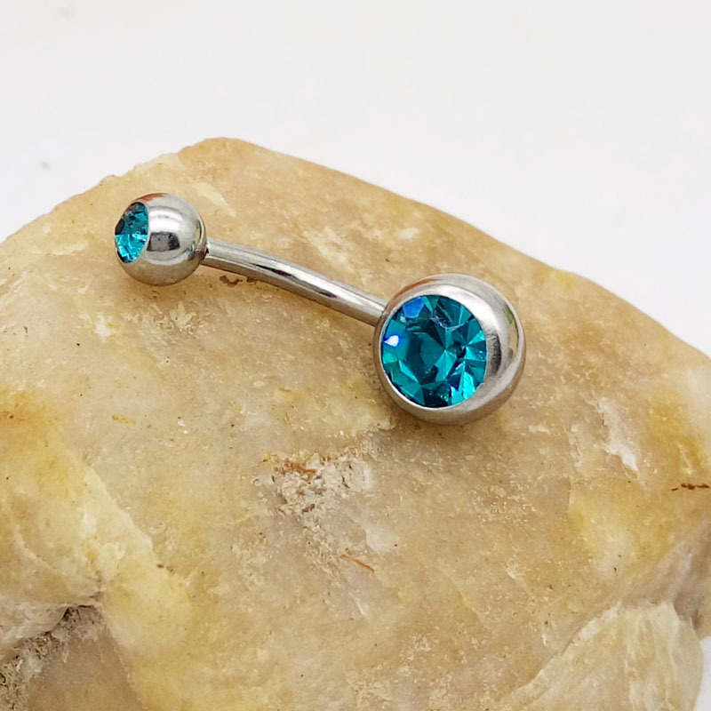 Прокол, гипоаллергенная титановая сталь, пряжка для пупка, гвоздь для живота