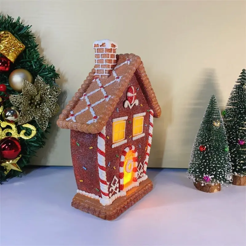 Christmas Gingerbread Man Decoration Light-emitting Decorations