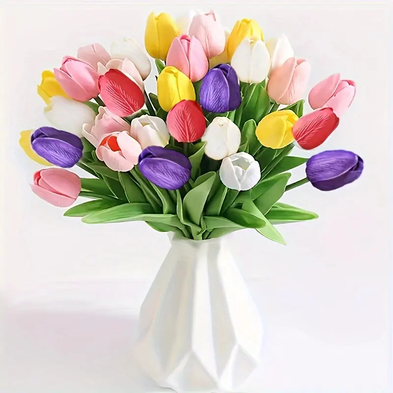 Home-style Hotel Wedding Photography Props Artificial Tulips