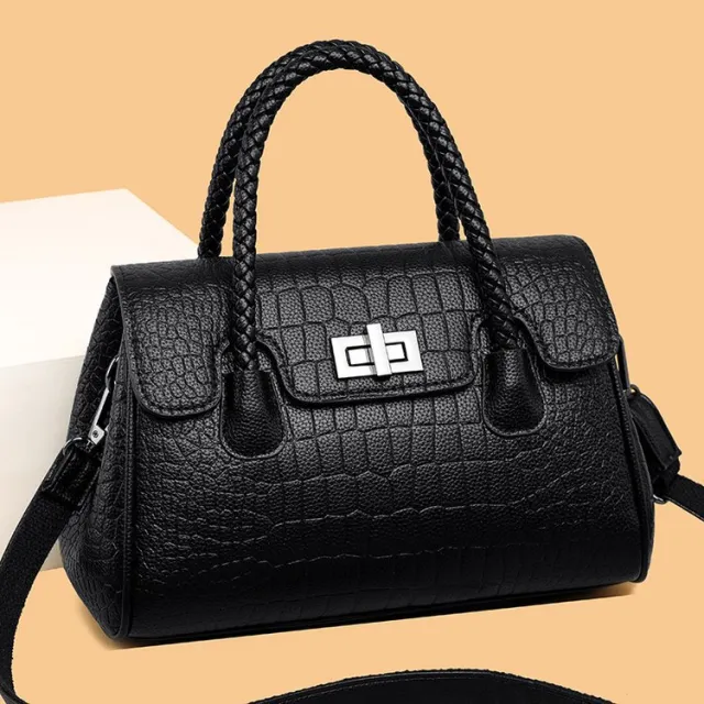 New Women's High end Western Style Handbag Fashion All matching Black - Shop at LoveMi