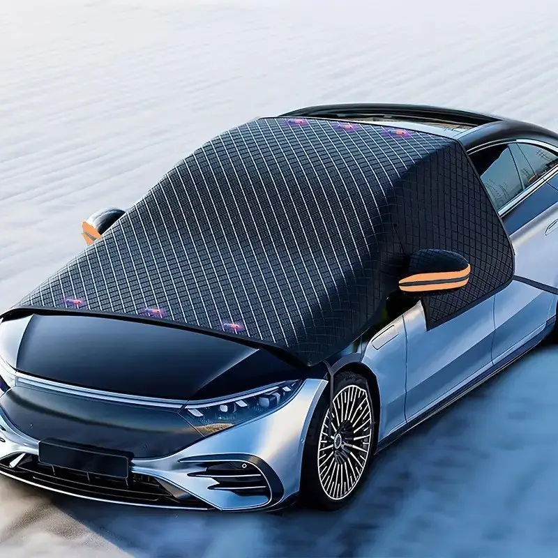 Thickened Aluminum-Coated Magnetic Car Sunshade