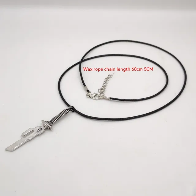 Necklace Folding Jade Chain Hand Pendant Cos Ornament Wax Rope Necklace - Shop at LoveMi