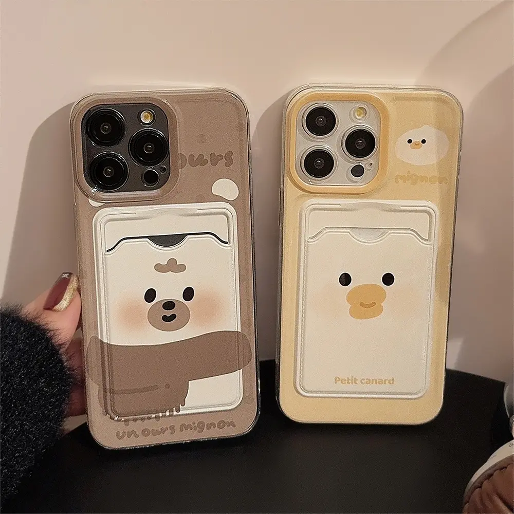 Cute Card Holder Sets Phone Case Full