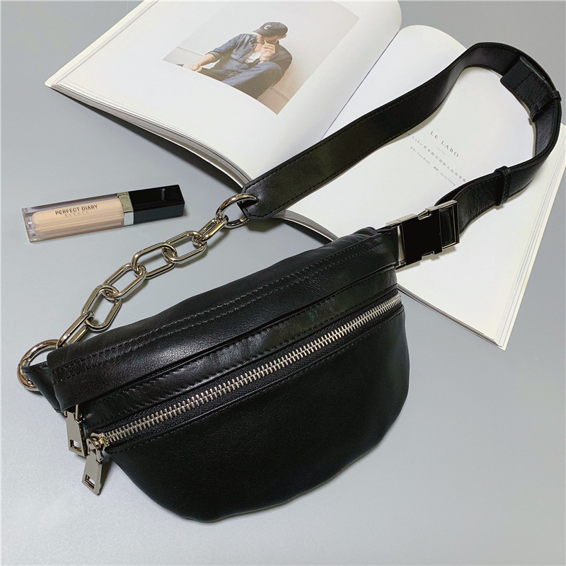 Title 7, Womens Leather Crossbody Semicircle Saddle Bag...