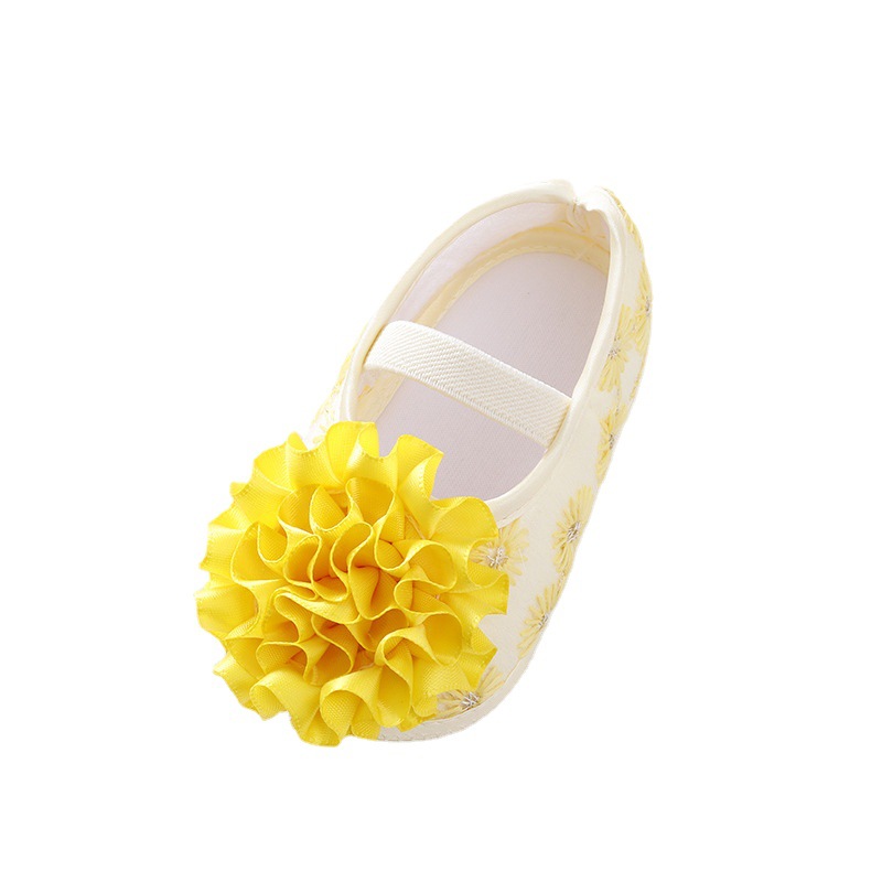 Cute Flower Princess September Baby Soft Sole Infant Shoes