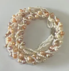Natural Freshwater Pearl Short Necklace - X4304 Bead Necklace - View 1