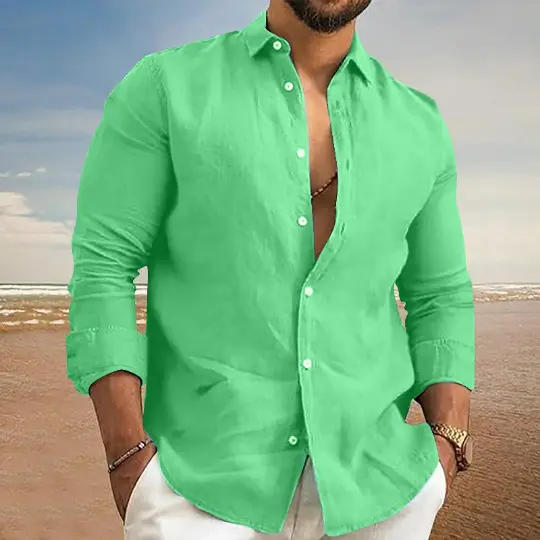 Mens Long-sleeve Fashion Shirts