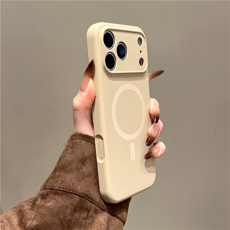Liquid Silicone Skin-feel Magnetic Phone Case 6