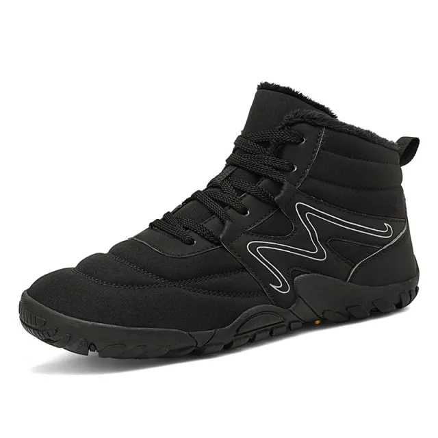 Men's Winter Warm And Plush Snow Boots Black - Shop at LoveMi