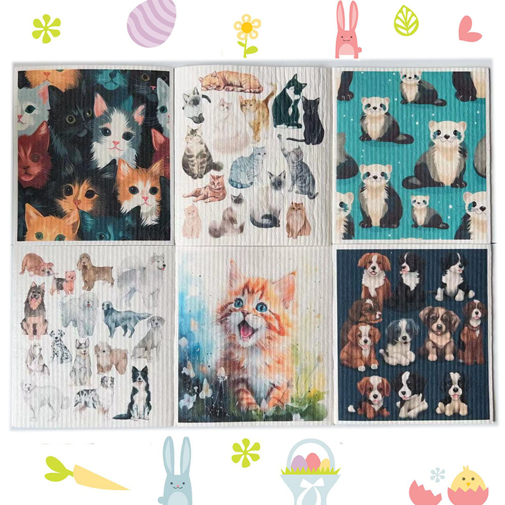 Cute Pet Cat 6 Pieces