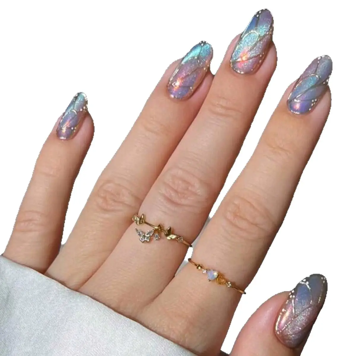 Cross-border Best-selling Almond-shaped Wearable Nails A Hot Trend