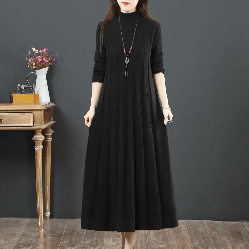 Title 4, Plus Size Long Sleeve Long Dress Women