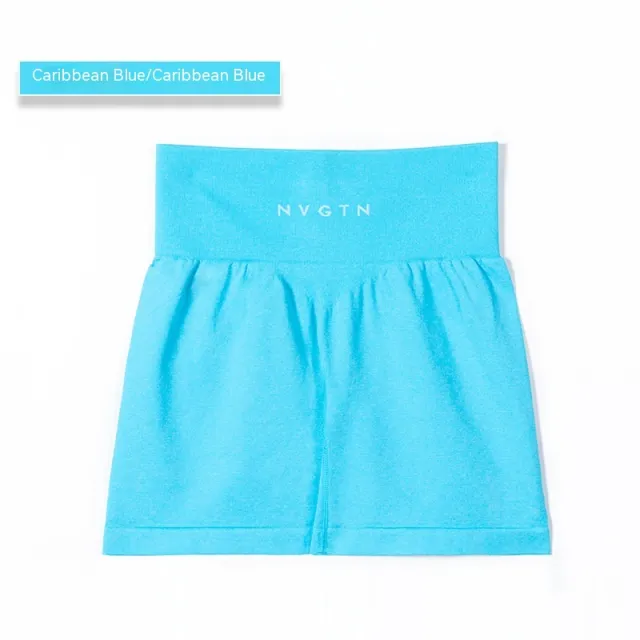 Yoga Shorts Women's Elastic Quick drying Breathable Sports Shorts Blue - Shop at LoveMi
