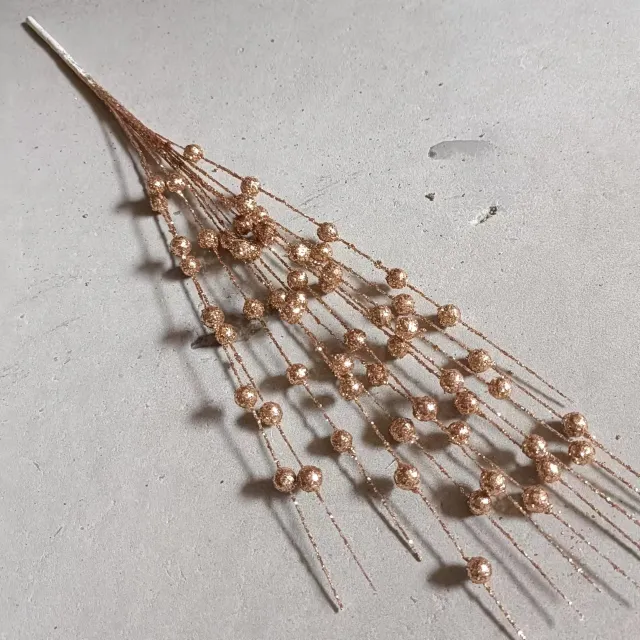 Christmas Decorations 43cm 12 Fork Gold Powder Rose Gold - Shop at LoveMi