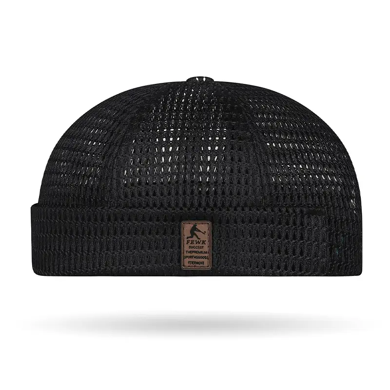 Summer New Sewn Hollow Large-Grid Mesh Hat For Women