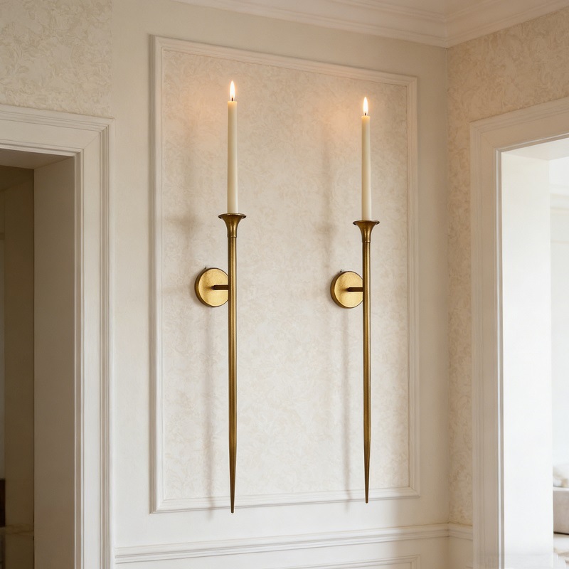 Iron Wall Candle Holder, picture 4 of 5