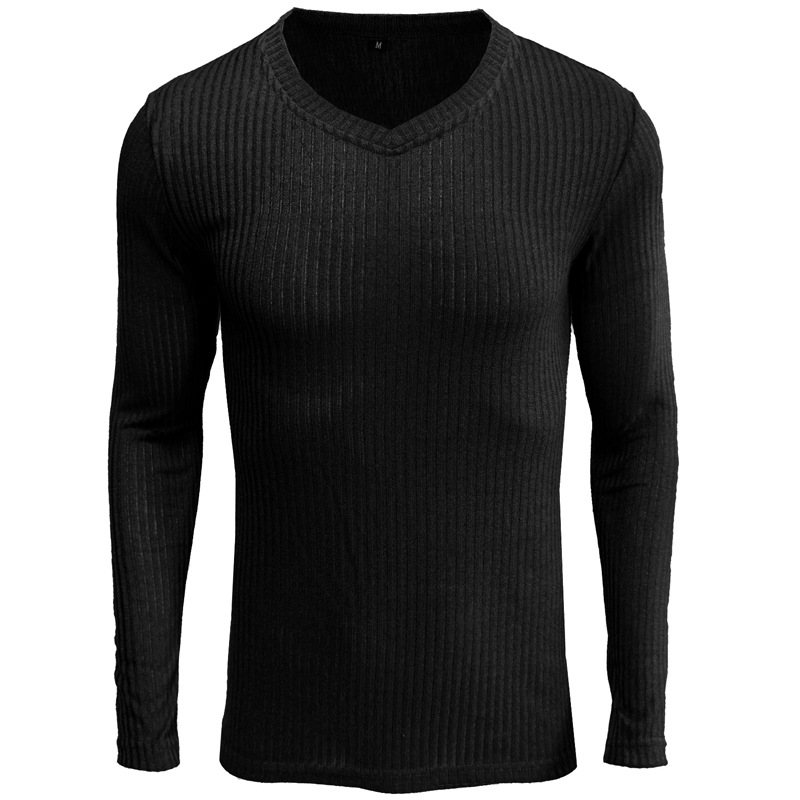 Title 5, European and American knitted mens long-sleeve...