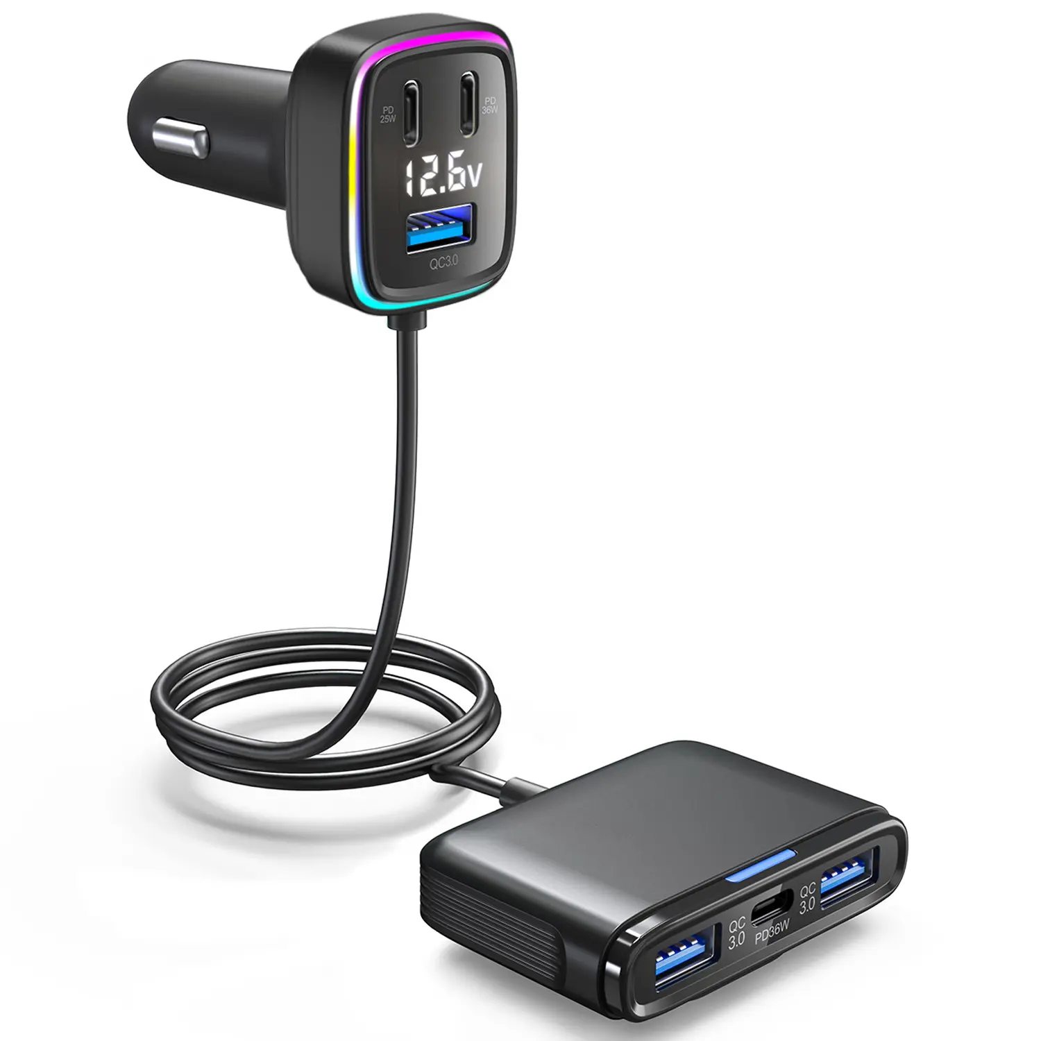 Car Charger Fast Charge 115W High Power