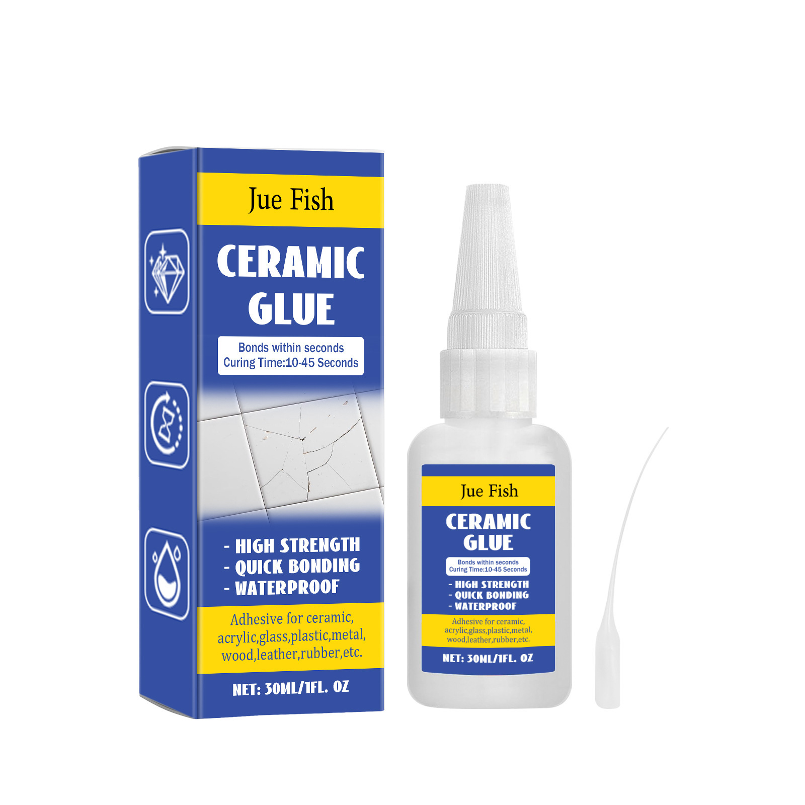 JUE FISH Ceramic Adhesive Convenient For Bonding Household Porcelain 2
